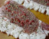 ポークステーキのカラフルペッパー焼き作り方1写真