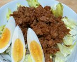 *簡単*ピリ辛☆肉味噌丼*作り方5写真