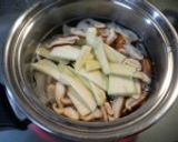 茄子と椎茸(夏は素麺入れて）お味噌汁♪作り方3写真