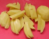 筍と新じゃがの炒め物作り方1写真