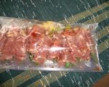 オクラといんげんの肉巻き作り方3写真
