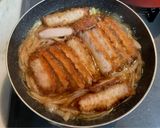 惣菜カツでお店の味⭐︎出汁香る、カツとじ煮作り方5写真