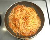 これも定番！トマトとベーコンのスパゲティ作り方5写真