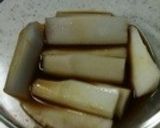 ウドのカラシ酢醤油漬け☆簡単浅漬け作り方1写真