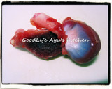 鶏砂肝とセロリの黒胡椒炒め作り方1写真
