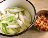 ❤長ねぎと鮭フレークとの甘~い出会い❤作り方1写真