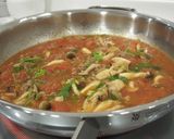 イタリアンパセリとシメジのトマトパスタ作り方7写真