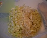 食育☆野菜をたっぷり食べよう！もんじゃ焼作り方1写真