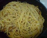 ひき肉とキムチと納豆のスパゲッティ！作り方4写真