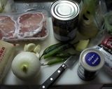 筍のカレー；タイ風ホワイトカレー。作り方1写真