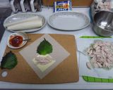 春巻きde鶏ささみシソ作り方1写真