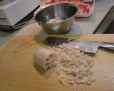フープロで♪【豚肉団子のみそ煮】♪作り方1写真