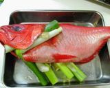 本格中華☆蒸し魚の香味油風味☆作り方1写真