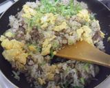 ＊焼き肉のタレで！牛肉チャーハン♪＊作り方5写真