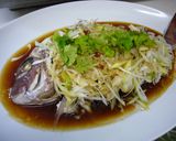 本格中華☆蒸し魚の香味油風味☆作り方6写真