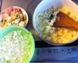 お弁当用☆チンのみポテトサラダ作り方1写真