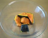 ♪冷凍かぼちゃで作るカボチャサラダ♪作り方1写真