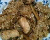 鶏ゴボウご飯作り方8写真