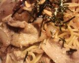 玉ねぎと豚肉の柚子こしょうパスタ作り方6写真