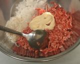 お弁当のおかずに簡単ハンバーグ作り方1写真