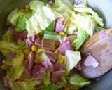 朝食スープ♪春キャベツ食べるミルクスープ作り方2写真