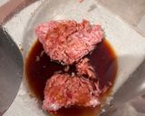レンジのみ甘辛そぼろ混ぜうどん作り方1写真