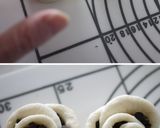 可愛いお花✽バターシュガーの菓子パンHB作り方9写真