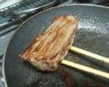 キッチンタイマーで牛のたたき作り方6写真