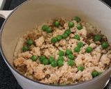カニ缶で♪簡単♫カニとグリンピースの釜飯作り方8写真