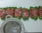 野菜たっぷり☆ピーマンの肉詰め作り方3写真