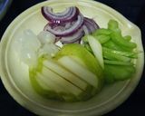 梨入り♪mixグリーンサラダ作り方1写真