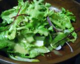 梨入り♪mixグリーンサラダ作り方3写真