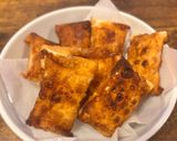 餃子の皮で明太餅チーズ作り方8写真