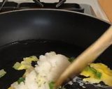 キムチ豆腐炒飯のチーズ乗せ焼き作り方2写真