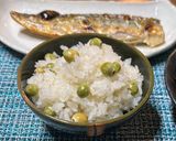 さやと炊く うすいえんどうの豆ご飯①作り方9写真