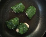 ●ツナとちーずのほうれん草巻き●作り方2写真