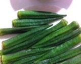 超簡単...5分...丼で.オクラの青煮作り方4写真