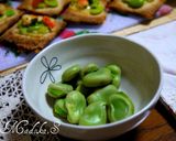 そら豆とエビのディップ作り方1写真