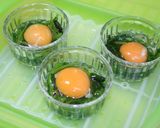 もう一品!ルクエでほうれん草の巣ごもり卵作り方3写真