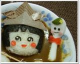 ✿キャラ弁★可愛いカトラリーのお弁当✿作り方4写真