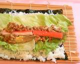 カレー風味☆納豆巻作り方2写真