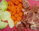 市販のルーと輸入肉でとろとろ絶品カレー♡作り方1写真