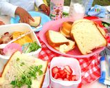 楽しい♫にこにこピクニックサンド✿作り方7写真
