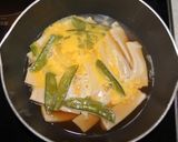 こどもが喜ぶ❤絹サヤと高野豆腐の卵とじ作り方4写真