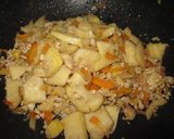 竹の子と鶏挽肉の混ぜご飯作り方1写真