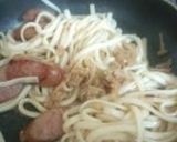 ✿和風で食べる♪なめ茸入り♡焼きうどん✿作り方4写真