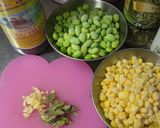 冷凍野菜★コーンと枝豆の簡単スパイス炒め作り方1写真