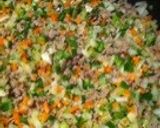 ひよこ豆キーマカレー☆途中でお子様カレー作り方3写真