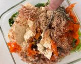 レンジで簡単！豆腐とにんじんの栄養サラダ作り方6写真