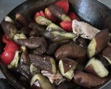 だし不要♪美味♪豚肉トマト茄子の炒め物作り方4写真